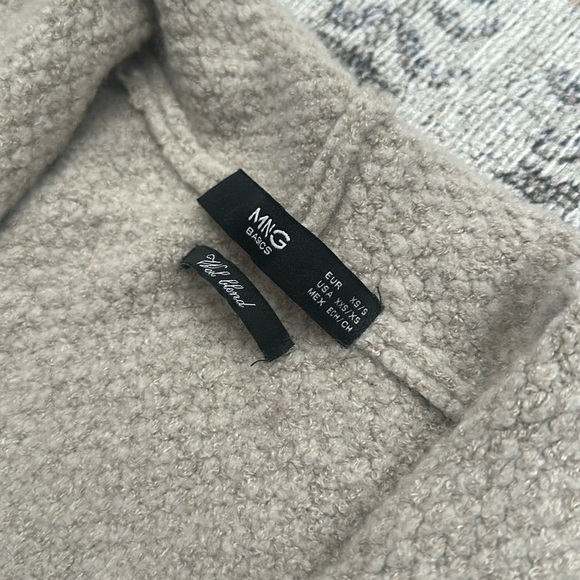 MANGO Oversized Wool Blend Cardigan - Picture 3 of 8